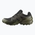 Vyriški bėgimo bateliai Salomon Speedcross 6 GTX juoda/peat/deep lichen green 3