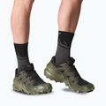 Vyriški bėgimo bateliai Salomon Speedcross 6 GTX juoda/peat/deep lichen green 7