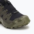 Vyriški bėgimo bateliai Salomon Speedcross 6 GTX juoda/peat/deep lichen green 7