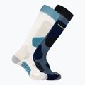 Slidinėjimo kojinės Salomon S/Access 2 poros copen blue/ egret