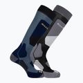 Slidinėjimo kojinės Salomon S/Access 2 poros black/ copen blue