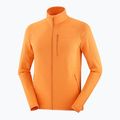 Vyriškas žygio džemperis Salomon Lightwarm Full Zip turmeric 7