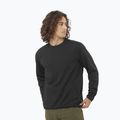 Vyriškas žygio džemperis Salomon Motomesh Crewneck deep black