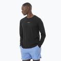 Vyriški bėgimo marškinėliai ilgomis rankovėmis Salomon SHAKEout Core deep black