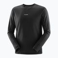 Vyriški bėgimo marškinėliai ilgomis rankovėmis Salomon SHAKEout Core deep black 4