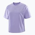 Moteriški marškinėliai Salomon Trackline Tee SS violet tulip 6