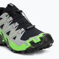 Vyriški bėgimo bateliai Salomon Speedcross 6 GTX black/alloy/green gecko 7