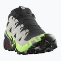 Vyriški bėgimo bateliai Salomon Speedcross 6 GTX black/alloy/green gecko