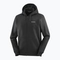 Vyriškas džemperis Salomon Logo Full Zip Hoodie deep black 4