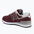 Vyriški batai New Balance Classic 574's V3 Wide maroon 3
