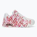 Moteriški batai SKECHERS JGoldcrown Uno Spread The Love white/red/pink 2