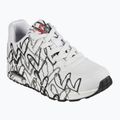 Moteriški batai SKECHERS JGoldcrown Uno Spread The Love white/black/gray 8