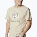 Columbia Rapid Ridge Graphic vyriški trekingo marškinėliai beige 1888813273 3