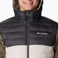Vyriška pūkinė striukė Columbia Powder Lite su gobtuvu dark stone/shark/stone green 6