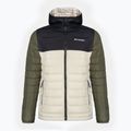 Vyriška pūkinė striukė Columbia Powder Lite su gobtuvu dark stone/shark/stone green 8