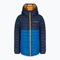 Columbia Powder Lite Hooded šviesiai indigo/collegiate navy pūkinė striukė vaikams