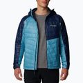 Vyriška pūkinė striukė Columbia Platinum Peak su gobtuvu shasta/collegiate navy 4
