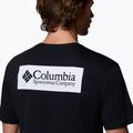 Vyriški trekinginiai marškinėliai Columbia North Cascades black/csc box logo 5