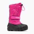 Sorel Flurry Print Girls fuchsia fizz/black vaikiški trekingo batai 7
