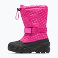 Sorel Flurry Print Girls fuchsia fizz/black vaikiški trekingo batai 9