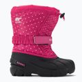 Sorel Flurry Print Girls fuchsia fizz/black vaikiški trekingo batai 2
