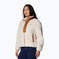 Moteriškas džemperis Columbia Boundless Discovery Sherpa Full Zip II chalk/camel brown 4