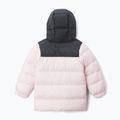 Vaikiška pašiltinta striukė Columbia Puffect Hooded satin pink/black 2