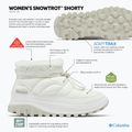 Moteriški sniego batai Columbia Snowtrot Shorty sea salt/fig 6