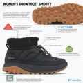 Moteriški sniego batai Columbia Snowtrot Shorty black/sea salt 8