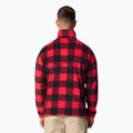 Vyriškas džemperis Columbia Steens Mountain Printed fleece sweatshirt mountain red check print 3