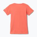 Vaikiški žygio marškinėliai Columbia Mission Lake Graphic hot coral/foxy swirl 2