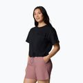 Moteriški marškinėliai Columbia Granite Point Knit black 4