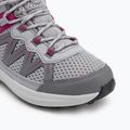 Vaikiški turistiniai batai Columbia Youth Peakfreak Rush Mid Waterproof ti grey steel/teal 7