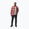 Vyriški marškiniai Columbia Windward II rich wine trapper windowpane 2