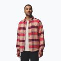 Vyriški marškiniai Columbia Windward II rich wine trapper windowpane 5