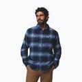 Vyriški marškiniai Columbia Windward II collegiate navy blurred ombre