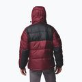 Vyriška pašiltinta striukė Columbia Pike Lake II Hooded rich wine/black 3