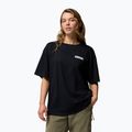 Moteriški turistiniai marškinėliai Columbia Rolling Bend Graphic Oversized Tee black/mountainview