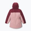 Vaikiška slidinėjimo striukė Columbia Hikebound II Long Insulated eraser pink/rich wine 2