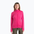 Icebreaker moteriška trekingo striukė Quantum III Zip Hood tempo/electron pink/cb