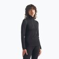 Moteriškas termoaktyvus džemperis icebreaker 260 Tech LS Half Zip black