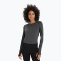 Moteriški termoaktyvūs marškinėliai icebreaker ZoneKnit 260 jet hthr/black/metro hthr/cb