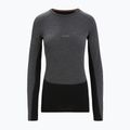 Moteriški termoaktyvūs marškinėliai icebreaker ZoneKnit 260 jet hthr/black/metro hthr/cb 8