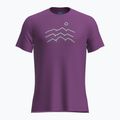 Vyriški žygio marškinėliai icebreaker Merino 125 Cool-Lite Sphere Tee Across The Peaks passion
