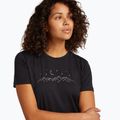 Moteriški žygių marškinėliai icebreaker Merino 150 Tech Lite SS Tee Sparkling Stars black 4