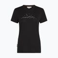 Moteriški žygių marškinėliai icebreaker Merino 150 Tech Lite SS Tee Sparkling Stars black 6