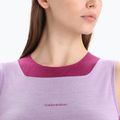 Moteriška termoaktyvi marškinėlė icebreaker Zoneknit Cropped Bra-Tank purple gaze 4