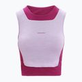 Moteriška termoaktyvi marškinėlė icebreaker Zoneknit Cropped Bra-Tank purple gaze 6