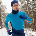 Vyriški termoaktyvūs marškinėliai icebreaker 125 Zoneknit Crewe geo blue 9