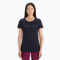Moteriški Icebreaker Tech Lite II Moon Phase trekingo marškinėliai midnight navy